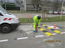 signalisation emplacement PMR handicapés